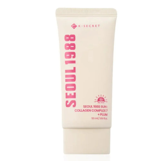 K-Secret Seoul 1988 Sun Collagen Complex 7 + Plum Sunscreen 50ml